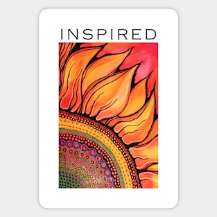 Inspired Sunflower Magnet